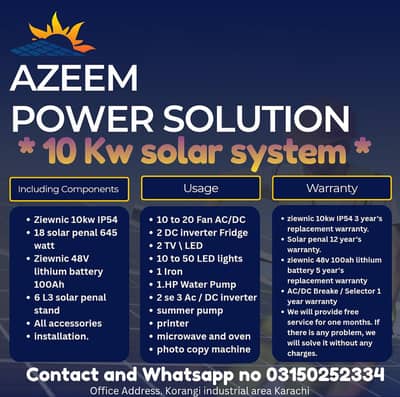 Ziewnic 10kw solar system.