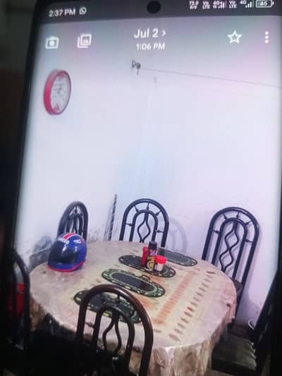 Dining table with chairs