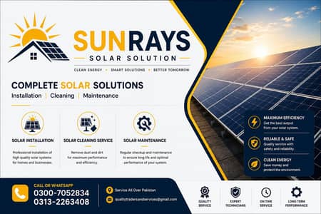 solar installation cleaning mantinance service