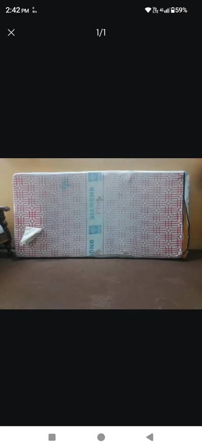 Diamond plus foam mattress