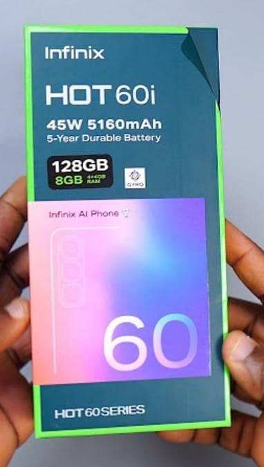 Infinix Hot 60i BoX Available