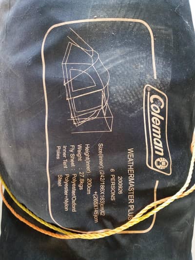 Coleman Camping Tent 6 person water proof