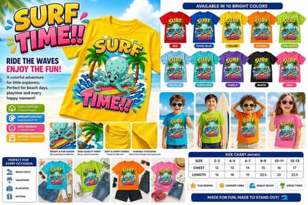 kids T. shirts Printed. as per demand.