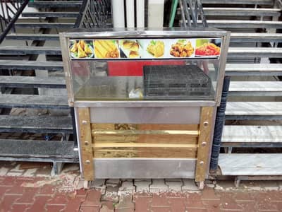 Display counter (Samosa, Biriyani, Juice, Shake, Soup)