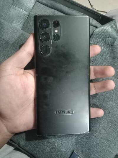 samsung s22 ultra || 12/256gb Non Pta|| screen Crack|working all fine|