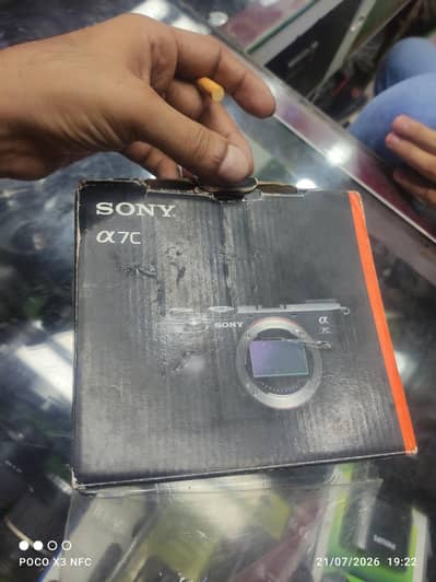 Sony a7c body with box
