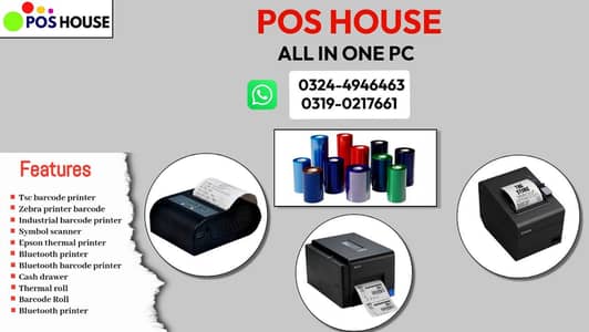 POS Printers / PC Thermal printers / Barcode scanners / zebra barcode