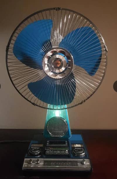 National Fan antique table