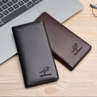 Premium Leather Wallet for Men Black Brown Bi-Fold