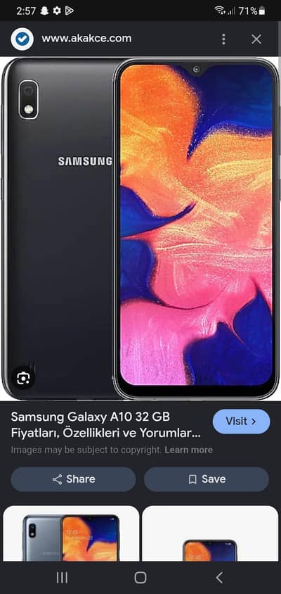 Samsung Mobile A10