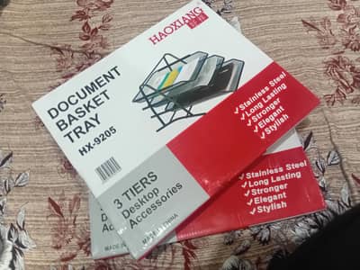 3-tier mesh desktop document basket tray for sale