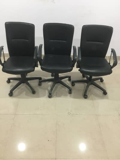 3*Imported office cum executive chairs