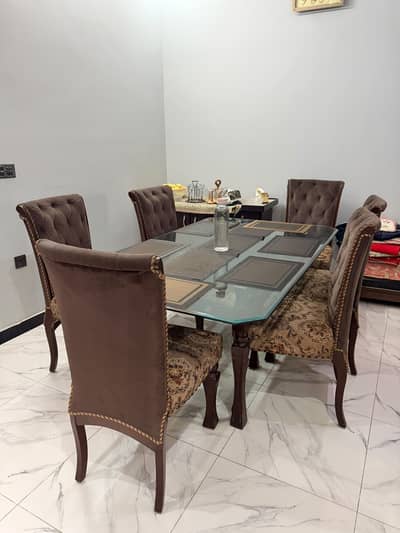 6 chair dining table