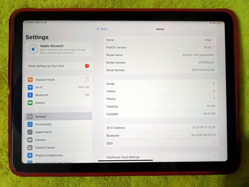 iPad Air 4th Generation 7