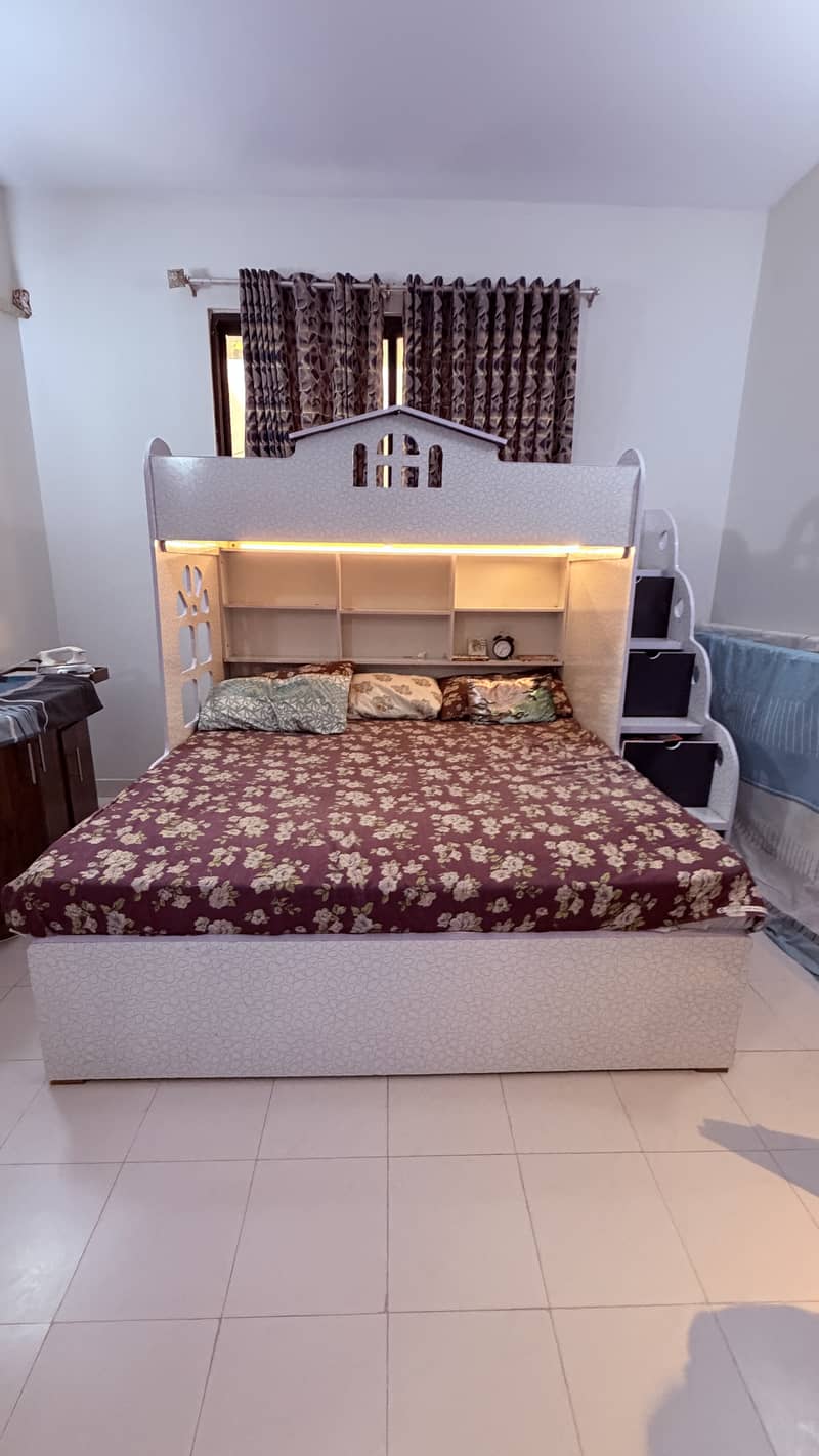 bunk bed dressing and computer table 0