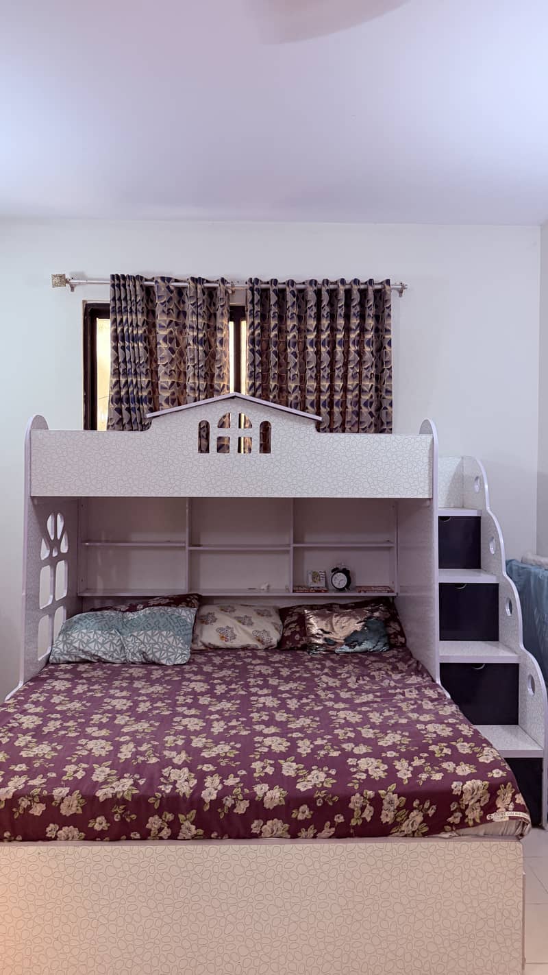 bunk bed dressing and computer table 1