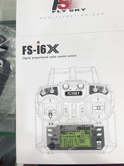 New FlySky FS-i6X 10CH RC Transmitter with Receiver