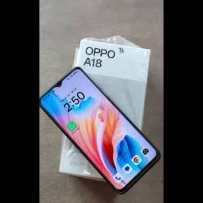 OPPO A18 full box full Ok 4+4/64 gb not Open Not reaper All Ok