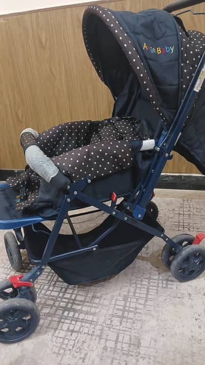 8 big tyres alloy foldable baby Stroller Pram