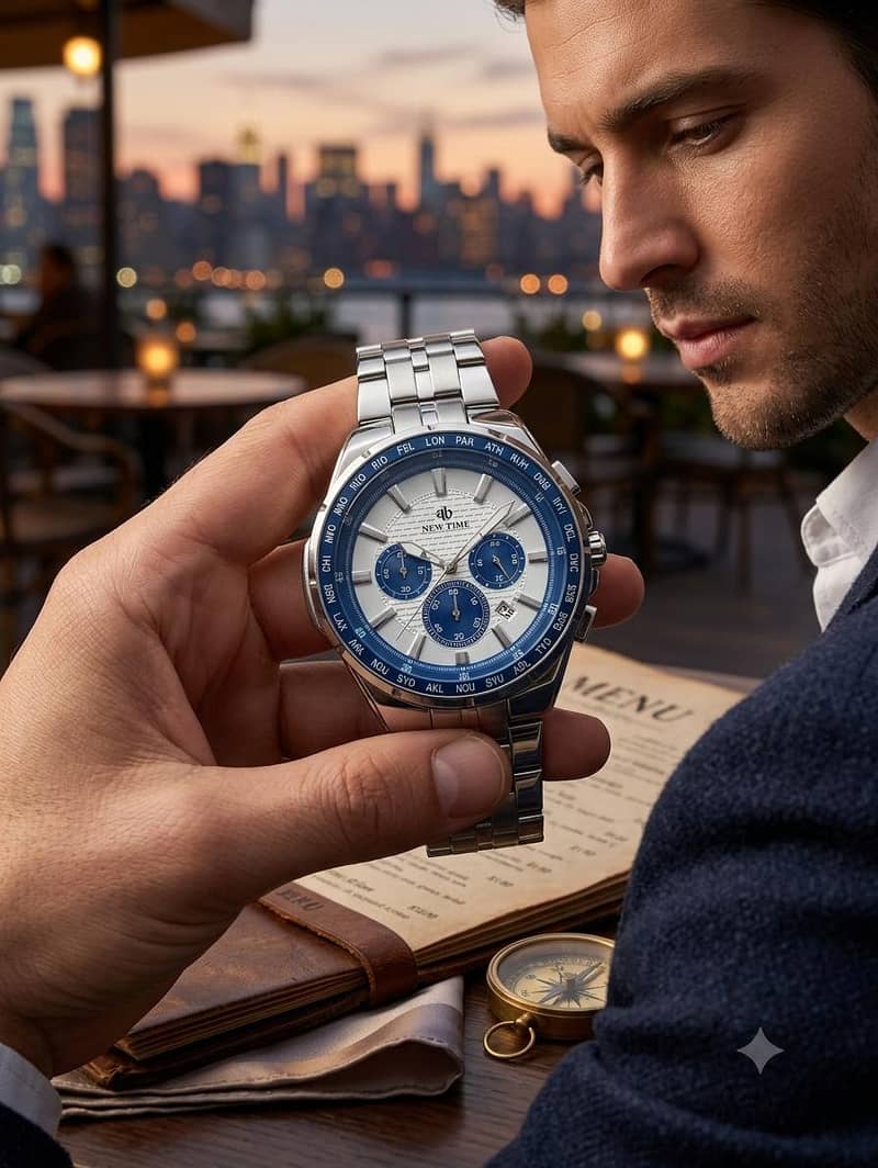 NEW TIME World Timer Chronograph 0