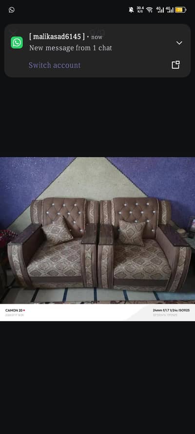 Wooden Sofa Set