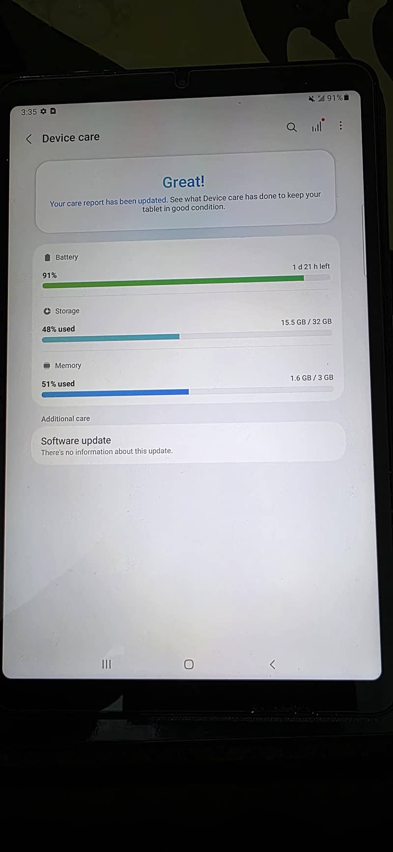 Samsung Tab A 0