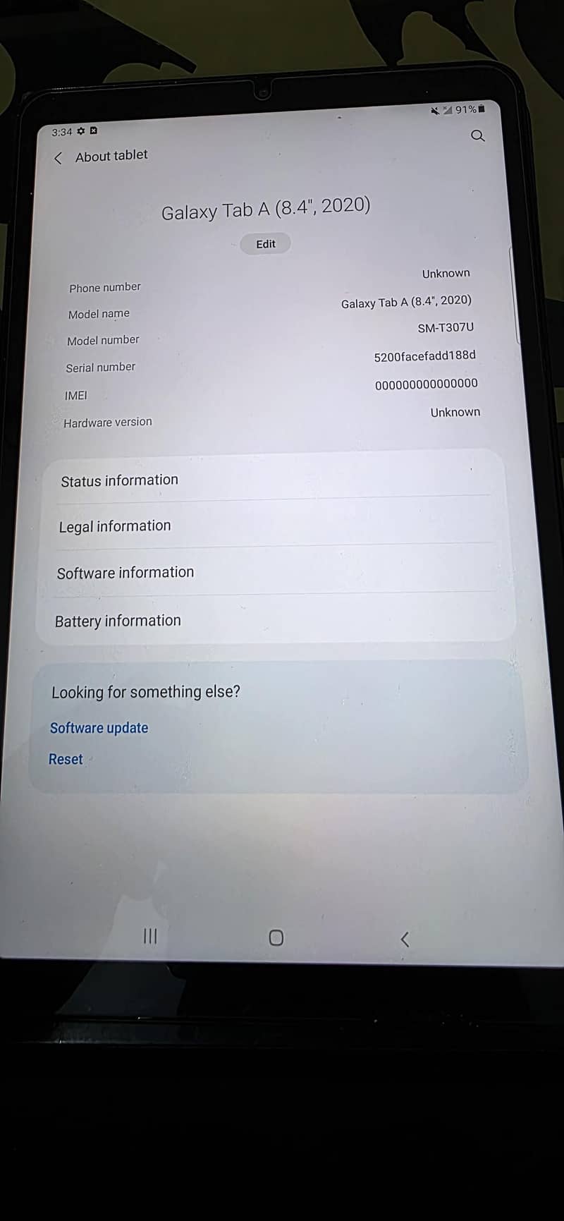 Samsung Tab A 1