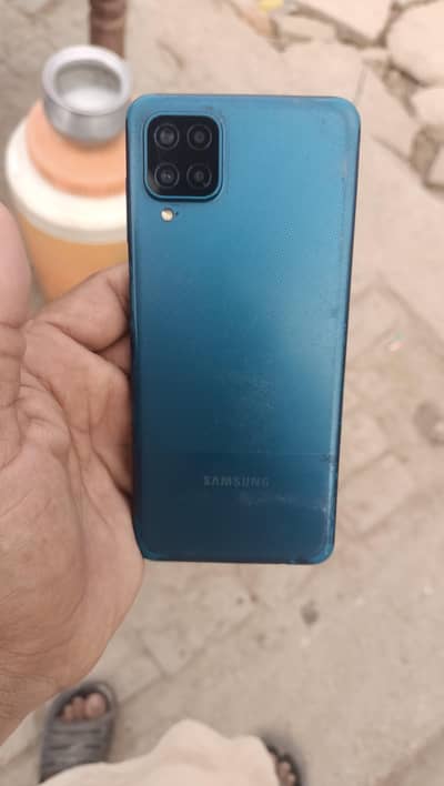 Samsung Galaxy a12 4ram 128storge all ok no Ani falit