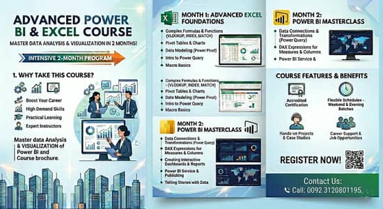 Advanced Excel & Power BI Online Classes | Live Training | Beginner t