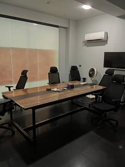 Office Items are available for Sale -(Glass Partitions, Tables,)