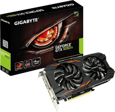 GIGABYTE GeForce GTX 1050 Ti 4GB WINDFORCE OC - Mint Condition (10/10)