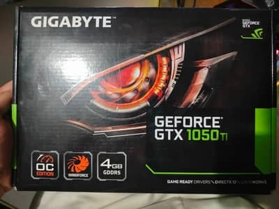 GIGABYTE GeForce GTX 1050 Ti 4GB WINDFORCE OC - Mint Condition (10/10)