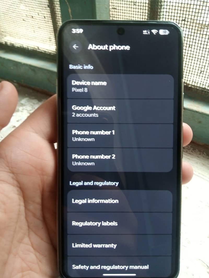 Google Pixel 8 7