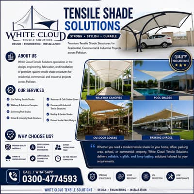 Tensile Shade Installation Services | Car Parking Shades | Canopies |