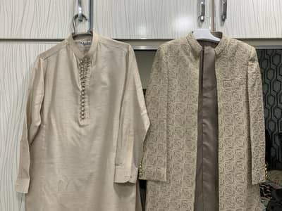 Long prince coat with kameez&Trouser