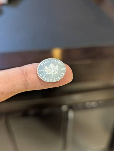 1 Gram Pure Silver Coin with Online QR Verification - Choksi Jewellers