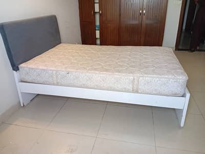 Hand painted Bed set (single) side tables, dressing table with mirror