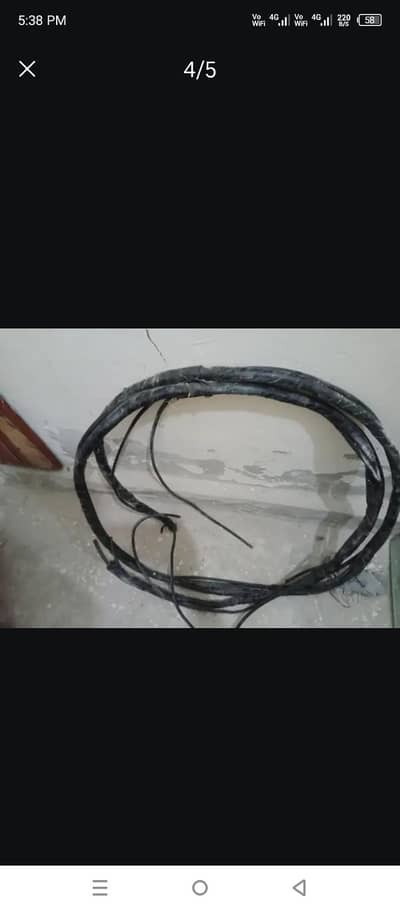 18 feet AC paip copper or 3core wire 18 feet