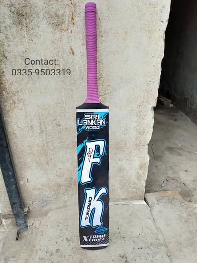 Sri Lankan Wood Tape Ball Bat for Sell.