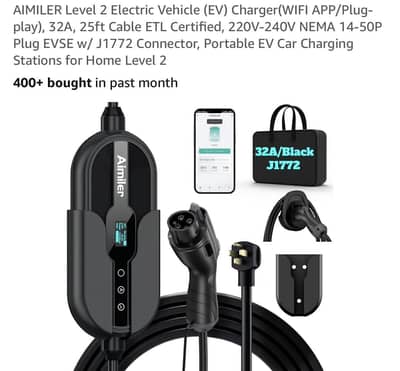 AIMILER 7 Kw Electric Car charger Brand New Box pack imported from USA