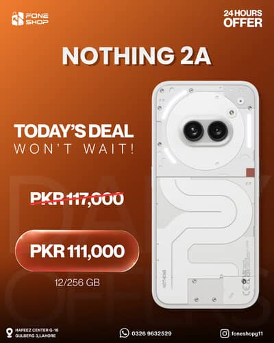 Nothing Phone 2a - 12/256gb official PTA