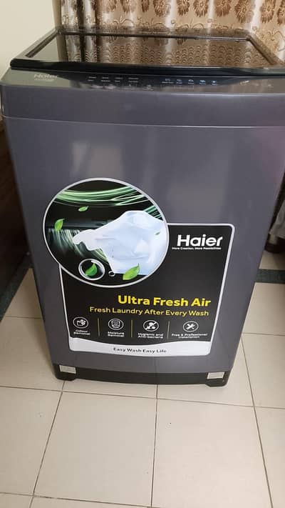 Haier one touch washing machine