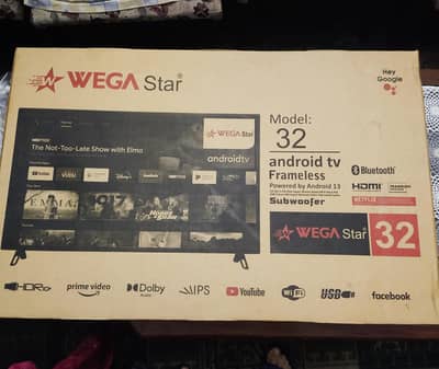 wega star 32" LED new Box pack