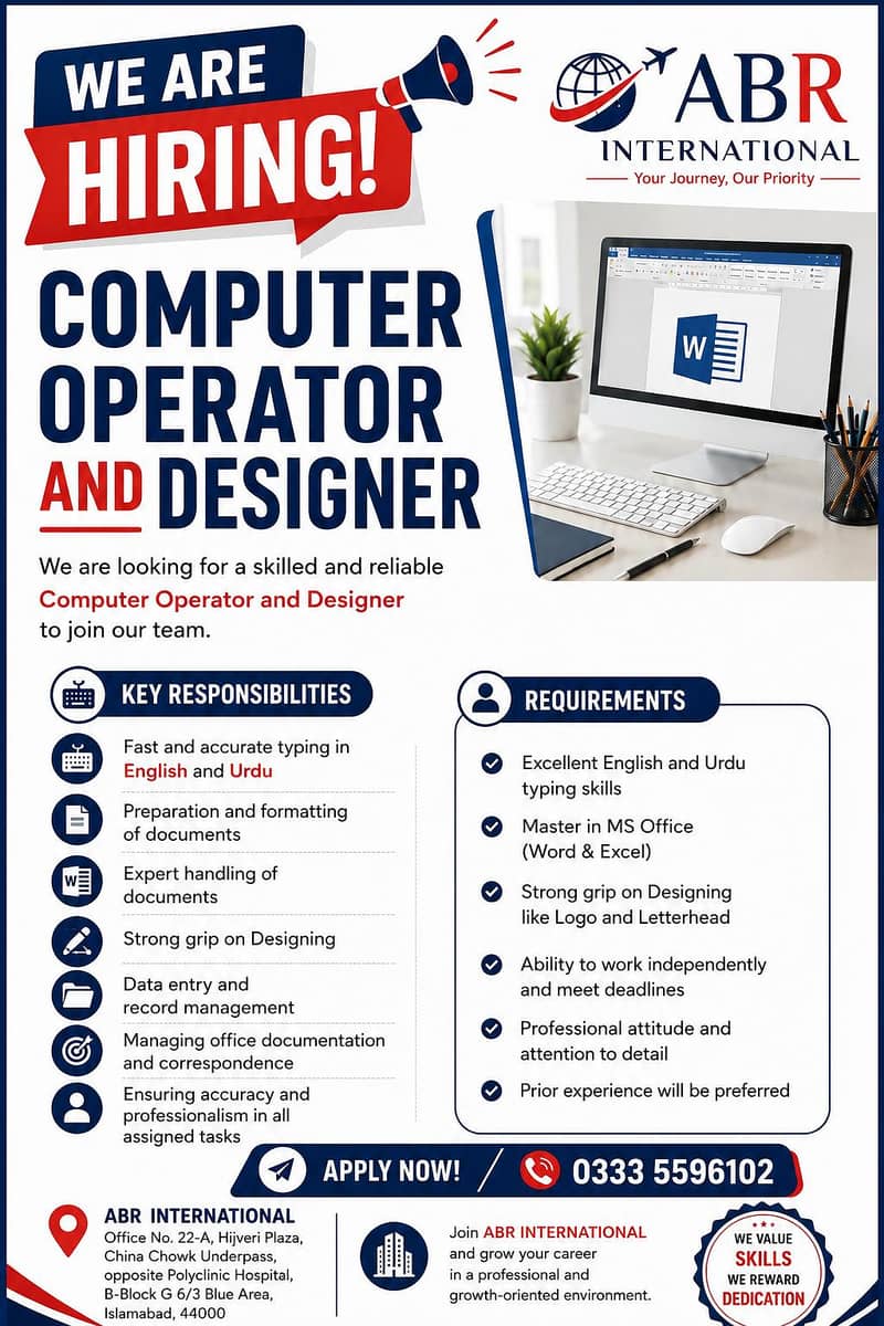 Computer Operator and Designer 0
