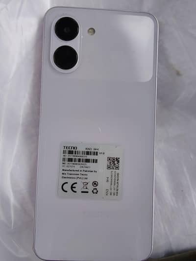 Tecno KN3 4GB RAM 64GB | Only 12 Days Used  1 Year Warranty Box+Charge