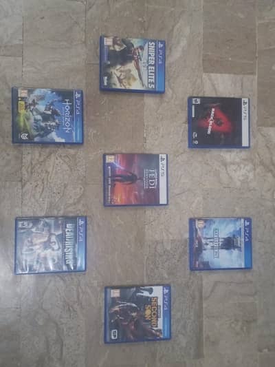 Ps5 and ps4 Game dvds for sale