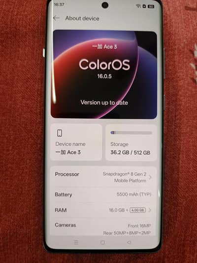 One Plus Ace 3 (16/512) Non PTA Chinese variant Excellent Condition