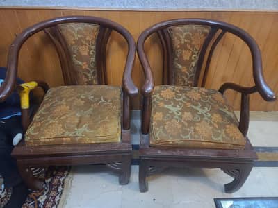 pair of traditional sofa chairs