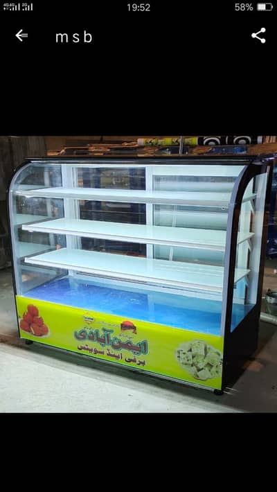 Display Counter Food Display Showcase,Chiller ,Salad Bar Steel Counte