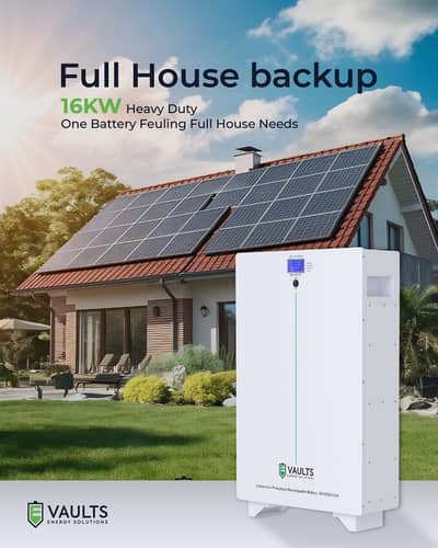 Vaults ENNEXA 16kWh 51V 314Ah LiFePO4 Lithium Battery 8000+ Cycles